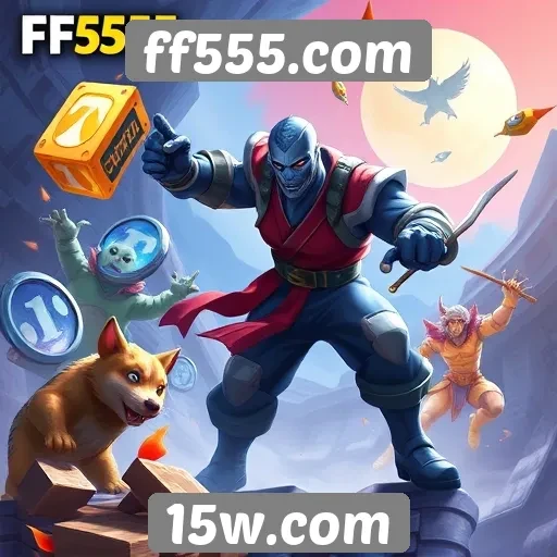 Principais jogos disponíveis no site ff555.com