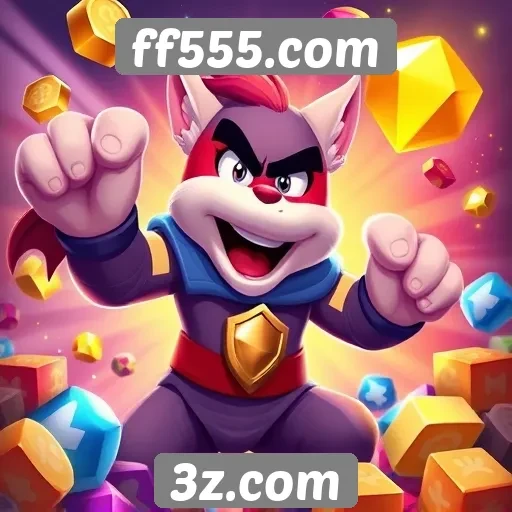 Variedade de jogos disponíveis em ff555.com